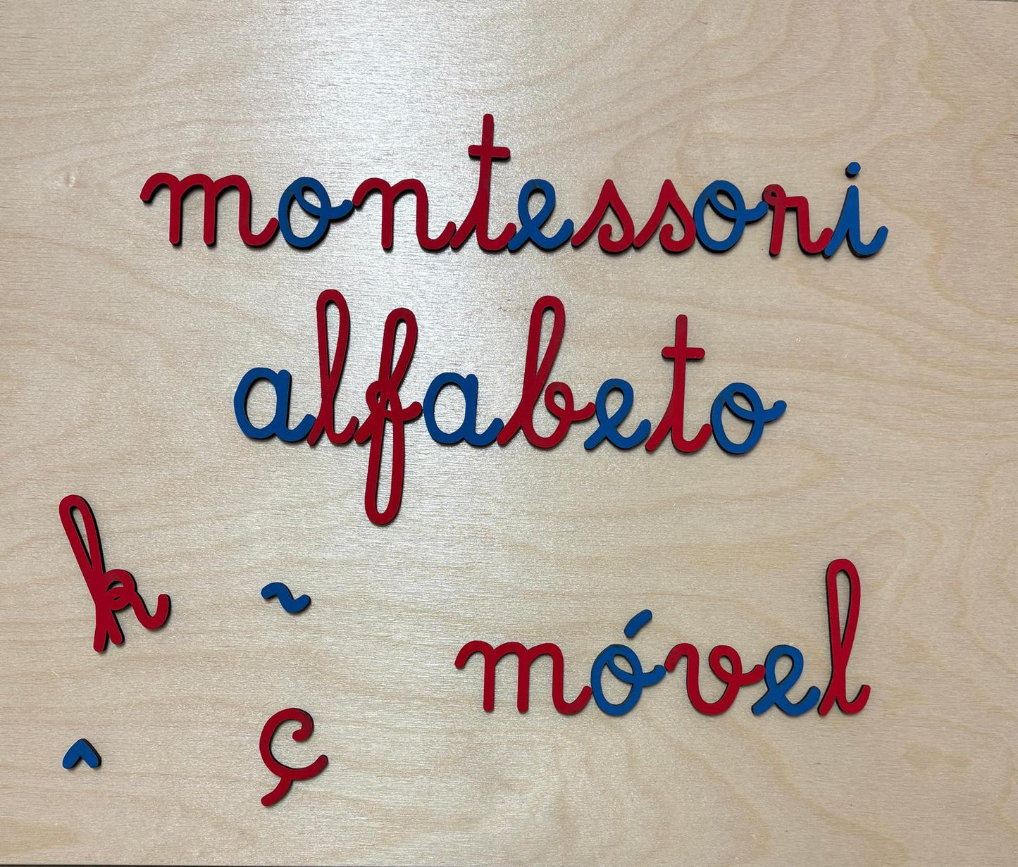 Alfabeto Móvel Montessori