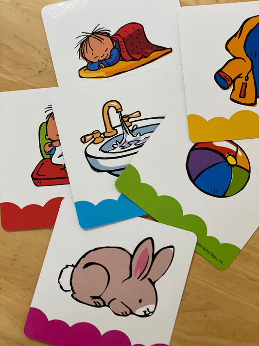 Cartoes de conceitos Baby Signs®