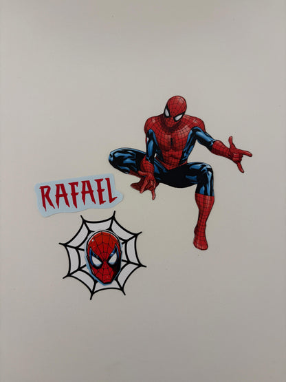 Decoração para bolos com tema do Homem Aranha
