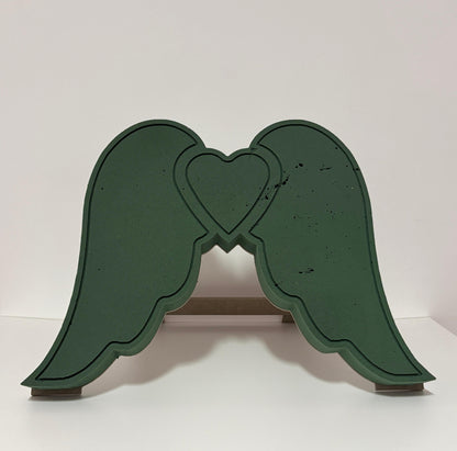 Decoração Arte Floral Anjo+Coração