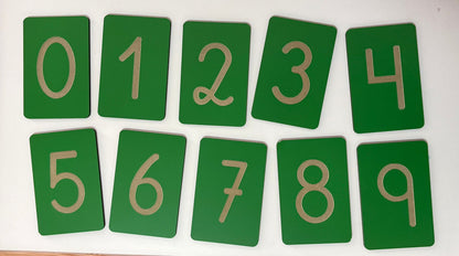 Números de Lixa Montessori (sem lixa)