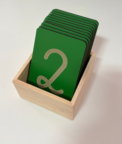 Números de Lixa Montessori (sem lixa)