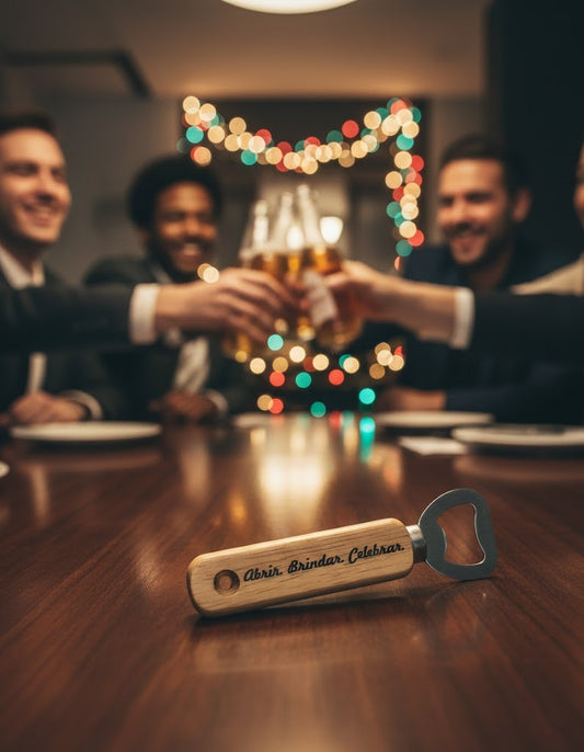 Abre-Latas Personalizado em Madeira