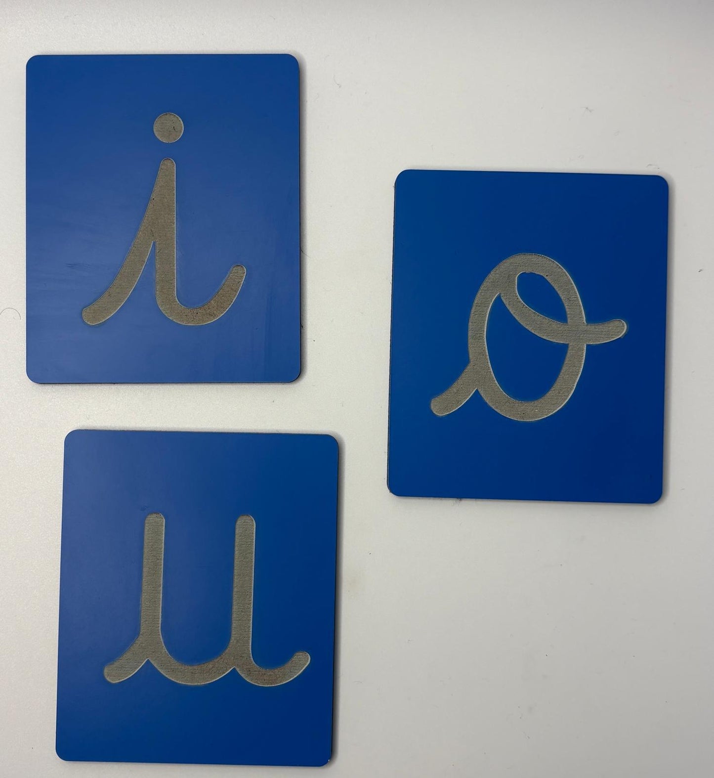 Letras de Lixa Montessori (sem lixa)