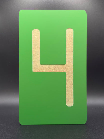 Número de Lixa Montessori 4