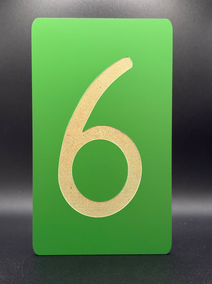 Número de Lixa Montessori 6