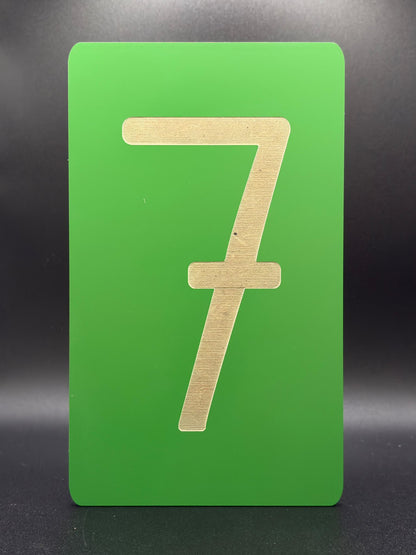 Número de Lixa Montessori 7