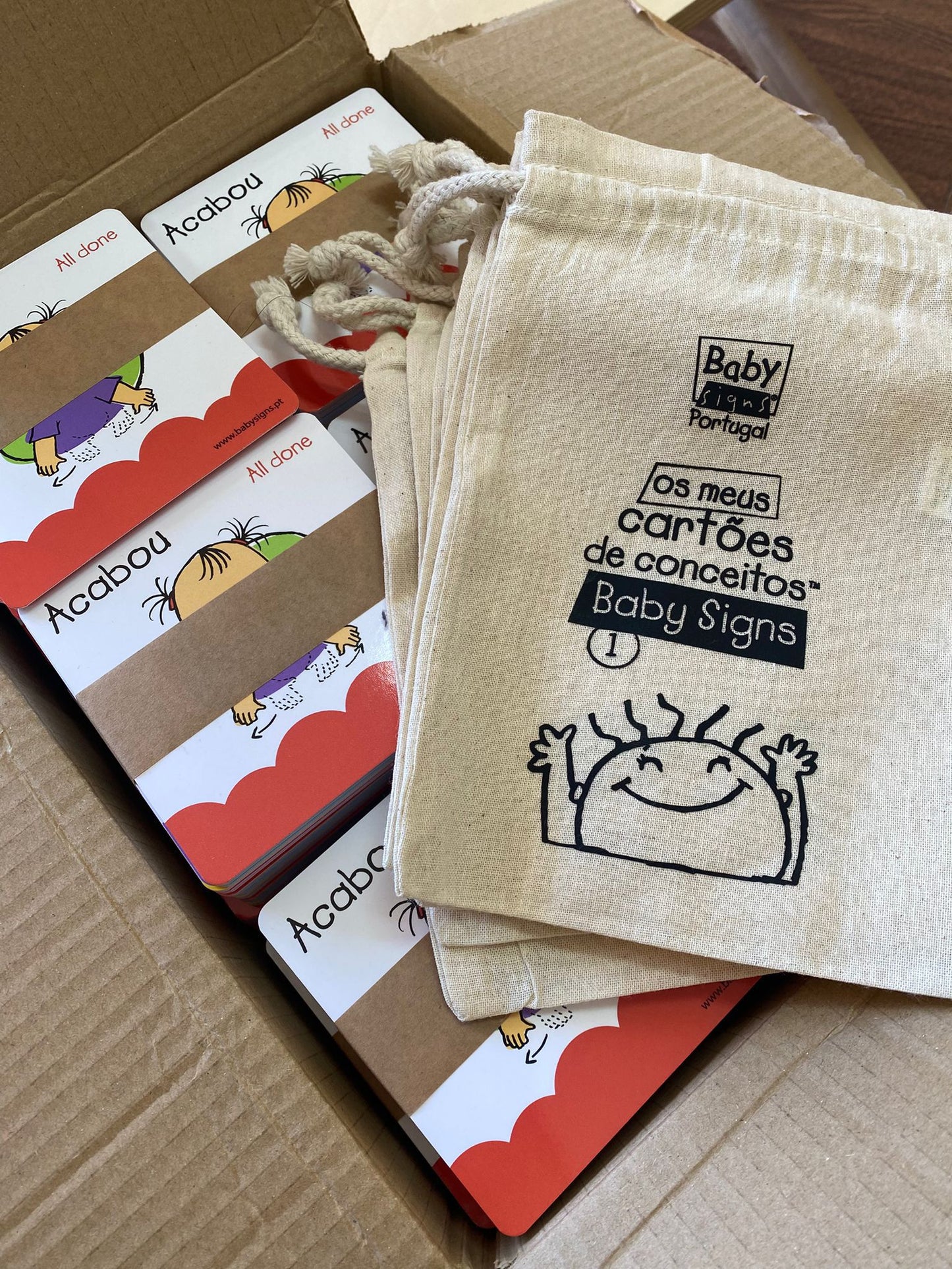 Cartões de Conceitos Baby Signs®